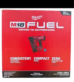 Milwaukee new 16ga finish nailer
