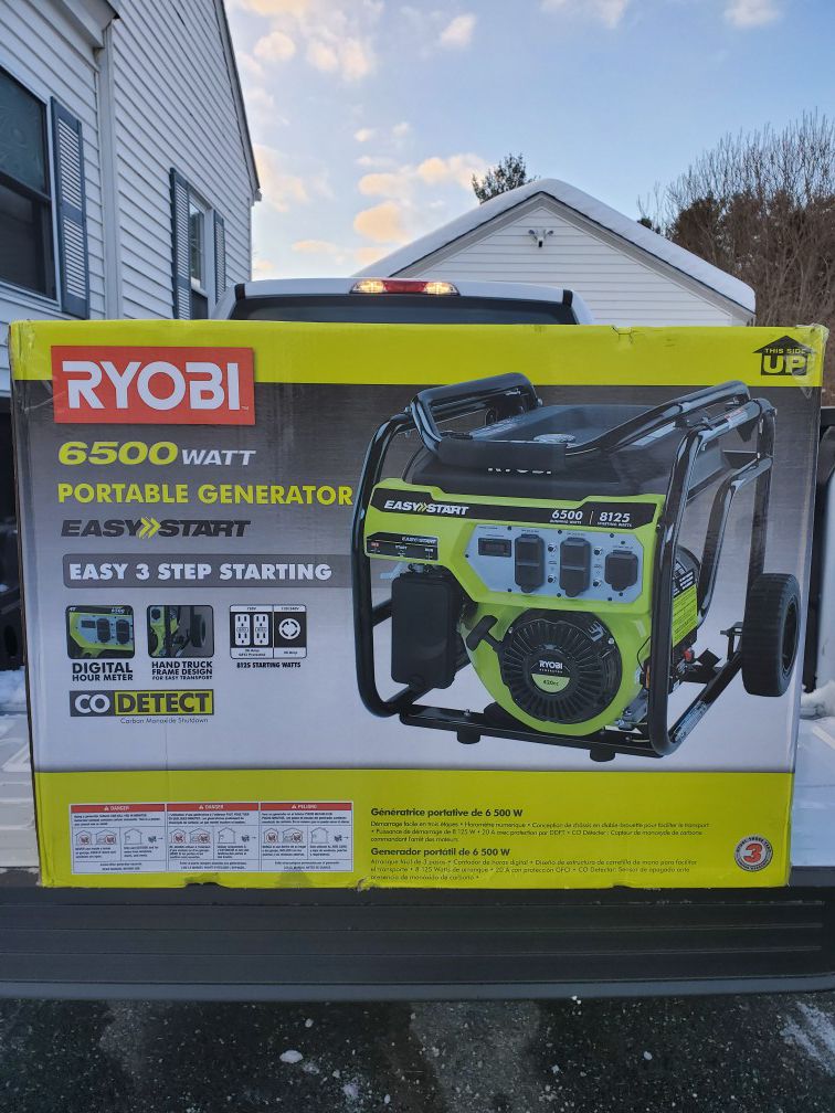 New Ryobi Generator