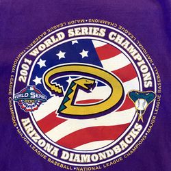 Vintage D Backs 01 World Series T-Shirt