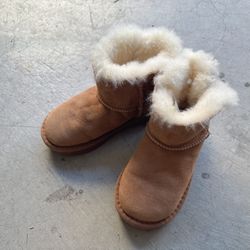 Girls Size 11 Shoes Snow Boots Winter Faux fur Shoes Flat Bow Boot