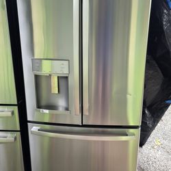 New Refrigerator 3 Door, French Door, General Electric 