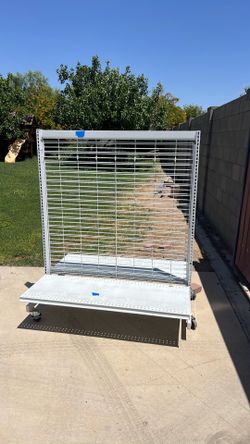 Display rack with shelves business personal