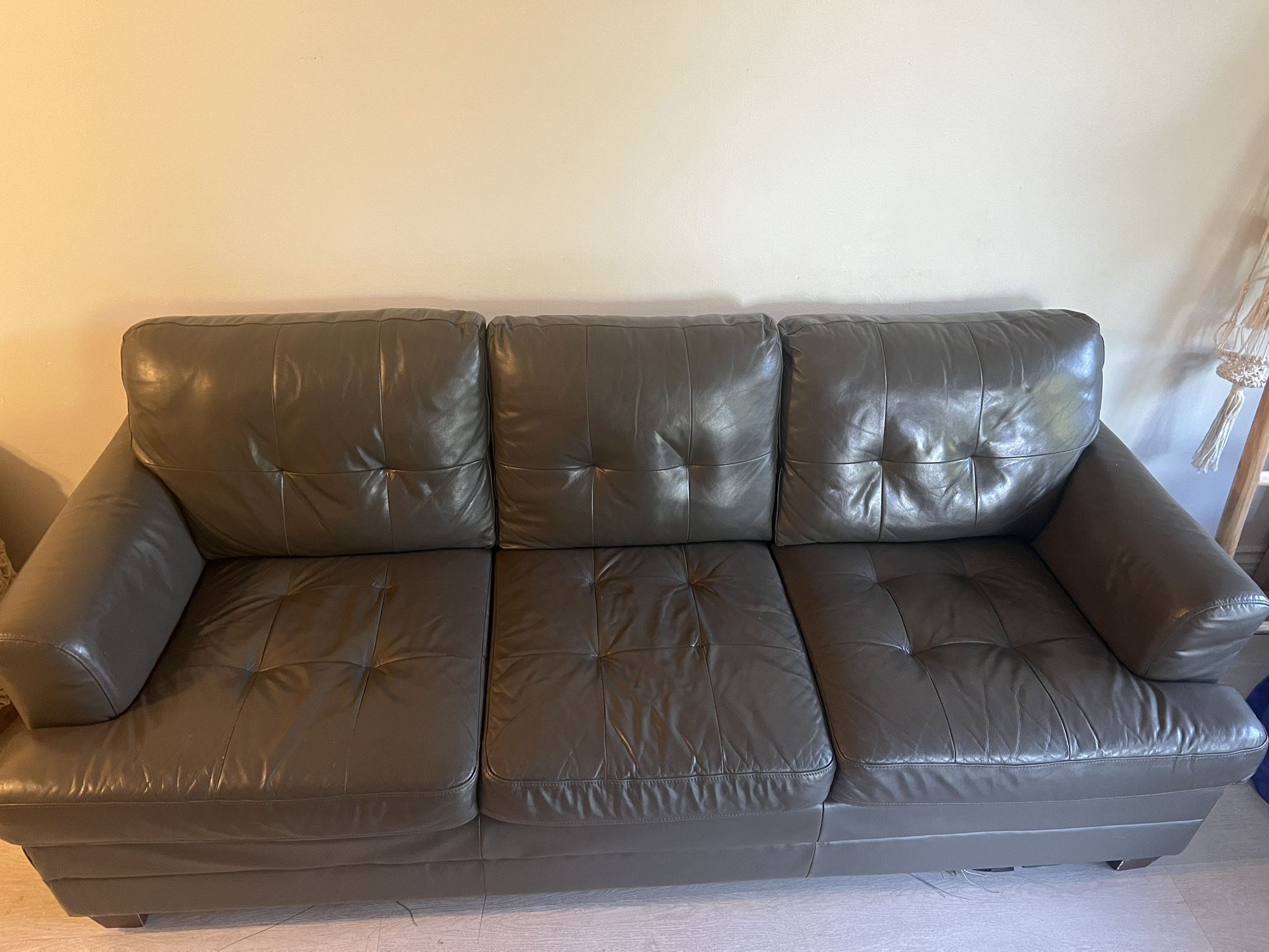 Leather sofa