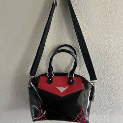 Vintage Red and Black Womens Purse