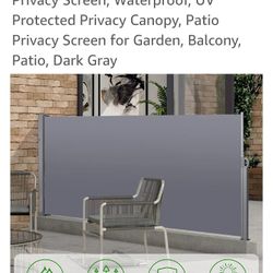 Outdoor Privacy Screen Aluminum Patio 2 For $180