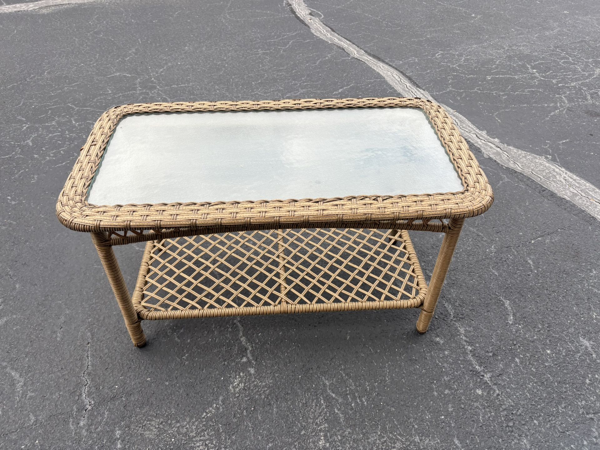 Wicker Coffee Table