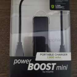 Power Boost Phone Charger, New