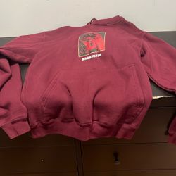 red primitive hoodie