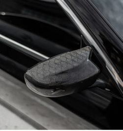 G37 M Style mirror caps Carbon Fiber Replacements