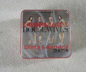 Dirty Laundry Board Game in Silver Tin Box