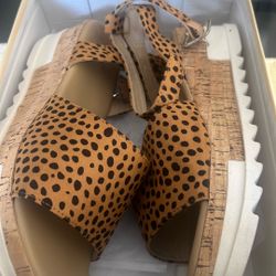 Cheetah Print Wedge