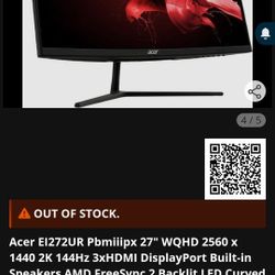 Curved Gaming Monitor