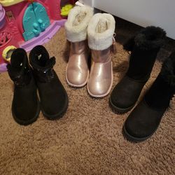 Girls furry Boots