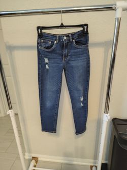 Levi's denim jeans mini mom size 7 REG, girls like new
