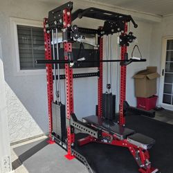 Vesta Pro Series 2in1 Squat Rack | Functional Trainer | 400lb Weight Stack | Commercial Grade | Gym Equipment | FREE DELIVERY🚚