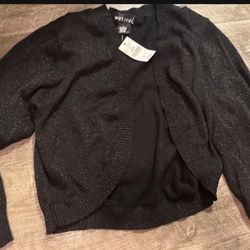 Juniors Sparkly Top Size Lrg Brand New 