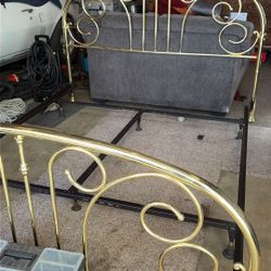 California King Bath, Brass Bed Frame
