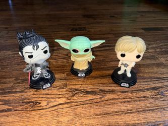 BUNDLE Funko POP! Star Wars Bobble Head Vinyl Figures Grogu Visions The Ronin