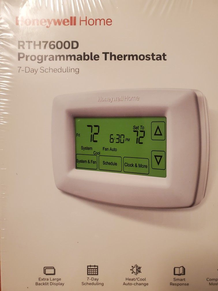 Honeywell Home 7-Day Programmable Touchscreen Thermostat