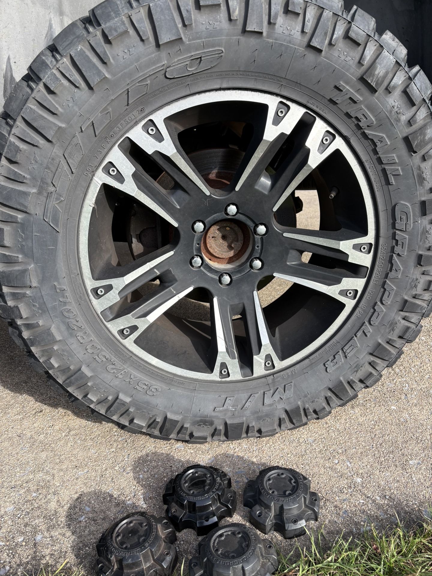 Ultra Motorsports 20”x12.5 Rims With 35”x12.5”x20” Trail Grappler Tires