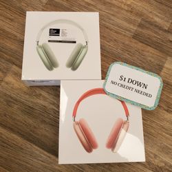 New Apple Airpods Max Bluetooth Headphones - 90 DAY WARRANTY - $1 DOWN - NO CREDIT NEEDED 