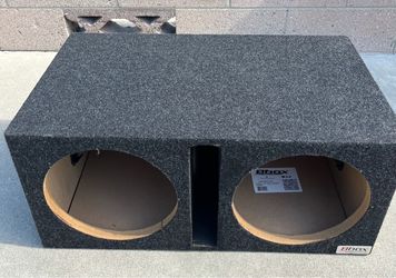 Atrend E12DSV 12" 12" Dual Bbox Pro Series Vented Shared Chamber Truck Enclosure Bbox Dual Vented - charcoal