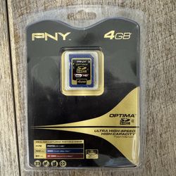 PNY Optima 4GB SD Secure Digital Flash Memory Card (P-SD2GB-EF)