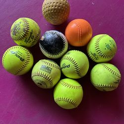 Assortment of 🥎SOFTBALLS 🥎
