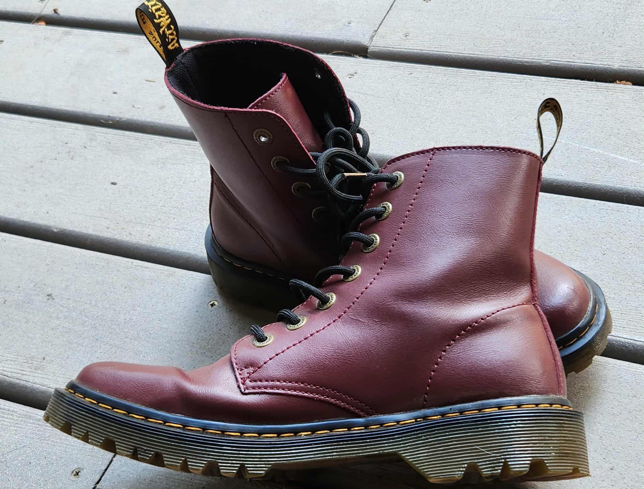 Cherry Doc Martens, Size 10