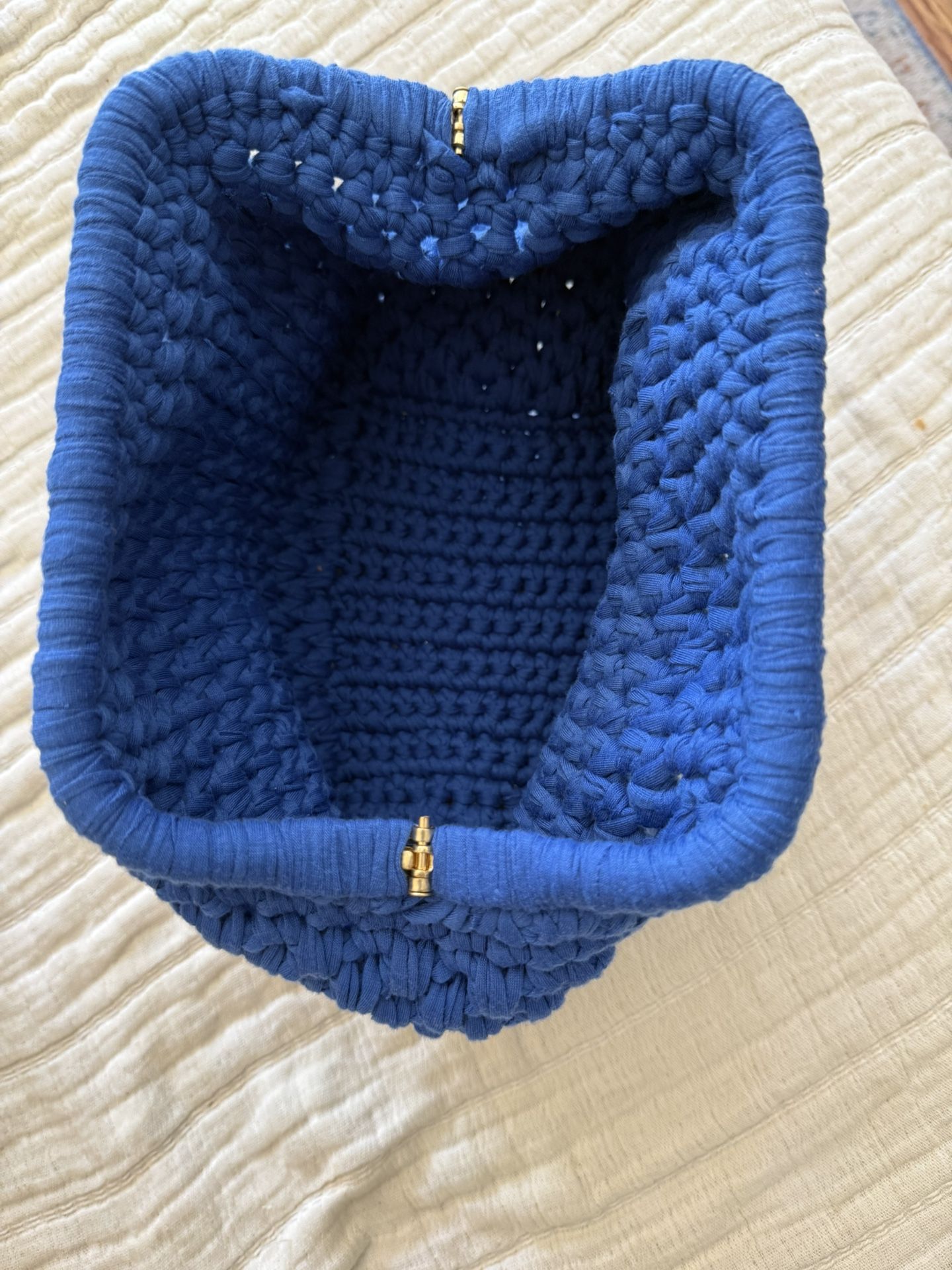 Crochet Bags ๐ผ With Linen Fabric Inside