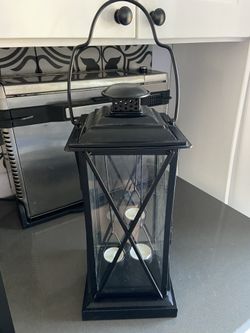 Black Metal Decorative Lantern