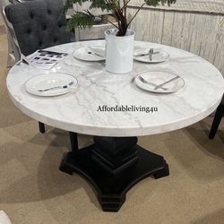 Genuine Marble Dining Table Brand New In Box