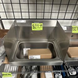 BRAND NEW COMMERCIAL HAND SINKS