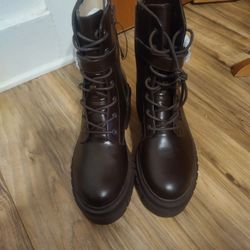 The Drop Womens Koi Lace-Up Platform Combat Boots Combat Boots. Size 8.5
