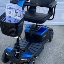 New Never Used 2025 Blue Pride Zero Turn 8 Mobility Scooter 