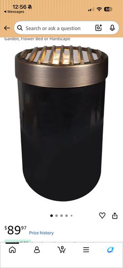 In-ground outdoor well light (bulb not included)