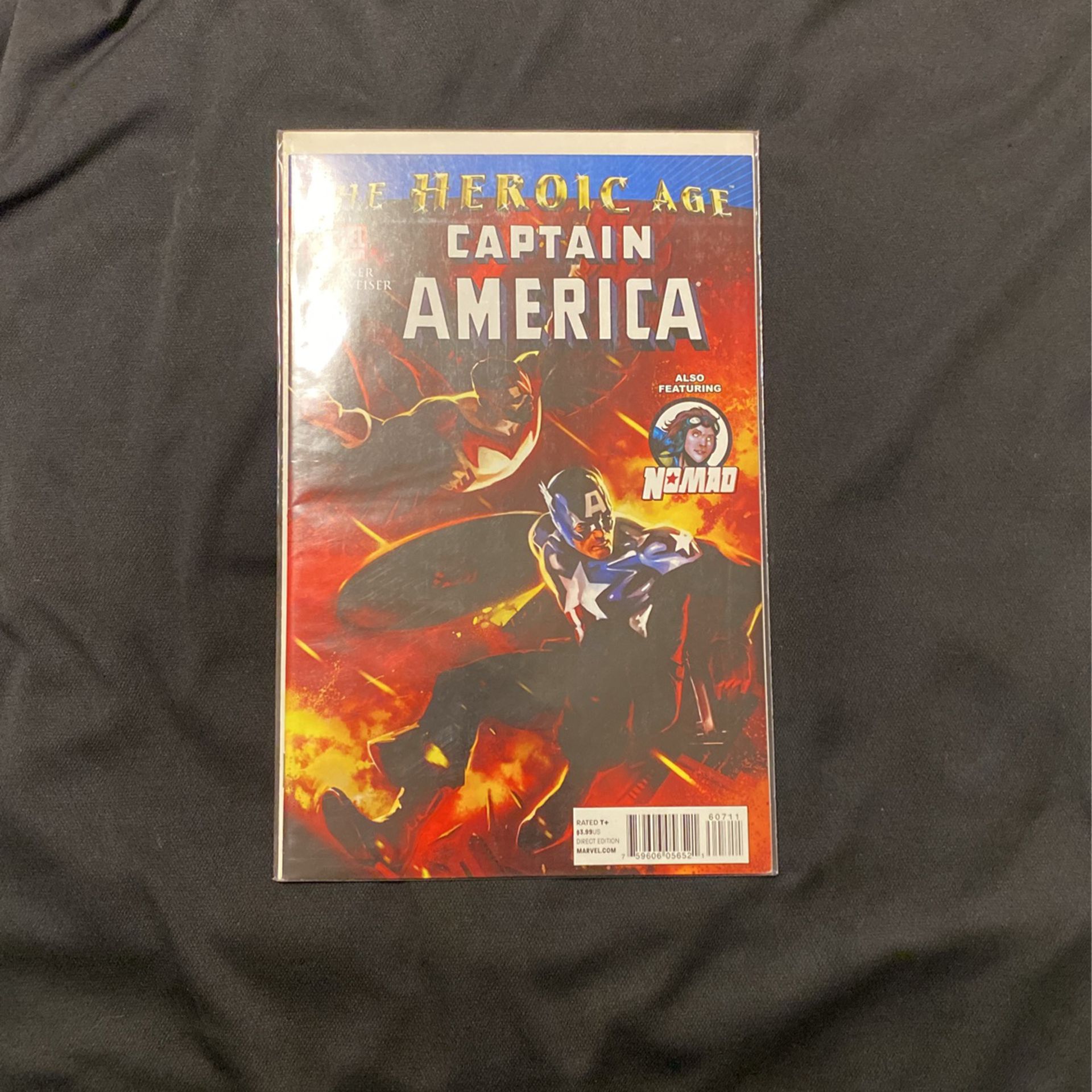 Captain America #607 Marvel 2010 1st App The Beetle Mint Falcon, Nomad apps ~NICE~