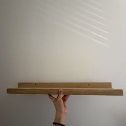 Two West Elm Display Shelf