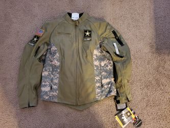 New Army Power Trip Motorcycle Jacket Womens Large