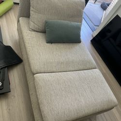 IKEA Chaise Lounge Sofa Like New Xtra Cover
