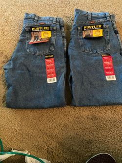 Rustler Regular Fit Jeans 34x30 – 2 Pairs