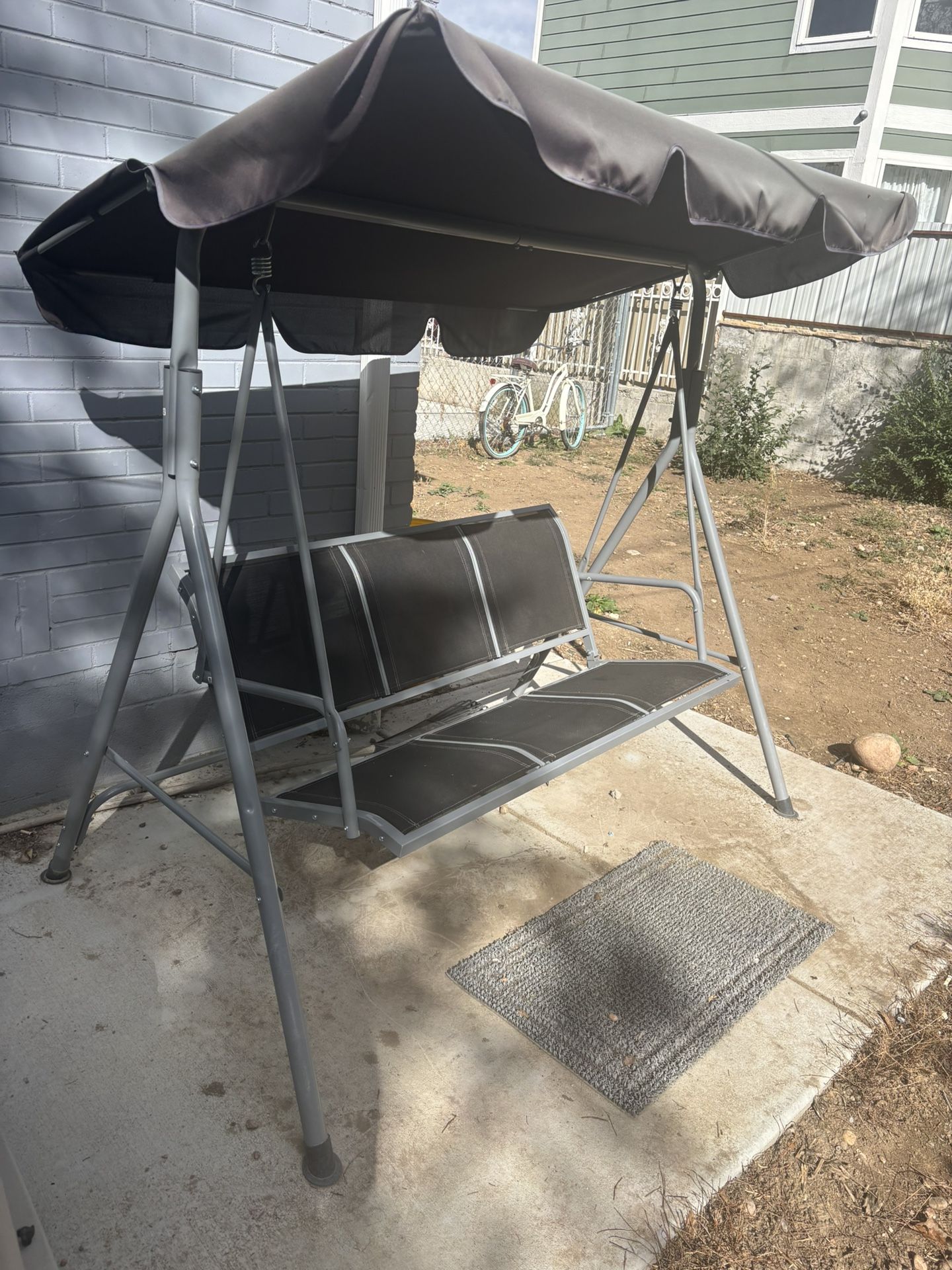 Porch Swing With Cover