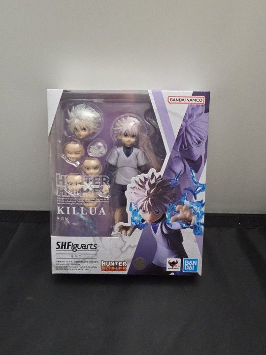 Bandai S.H.Figuarts Hunter x Hunter Killua Zoldyck Action Figure NIB (D3)