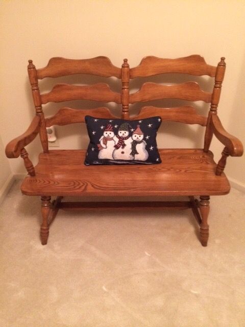 Real Wood Great Condition Oak sitting bench
