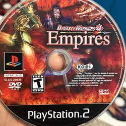 Dynasty Warriors 4 Empires For PlayStation 2