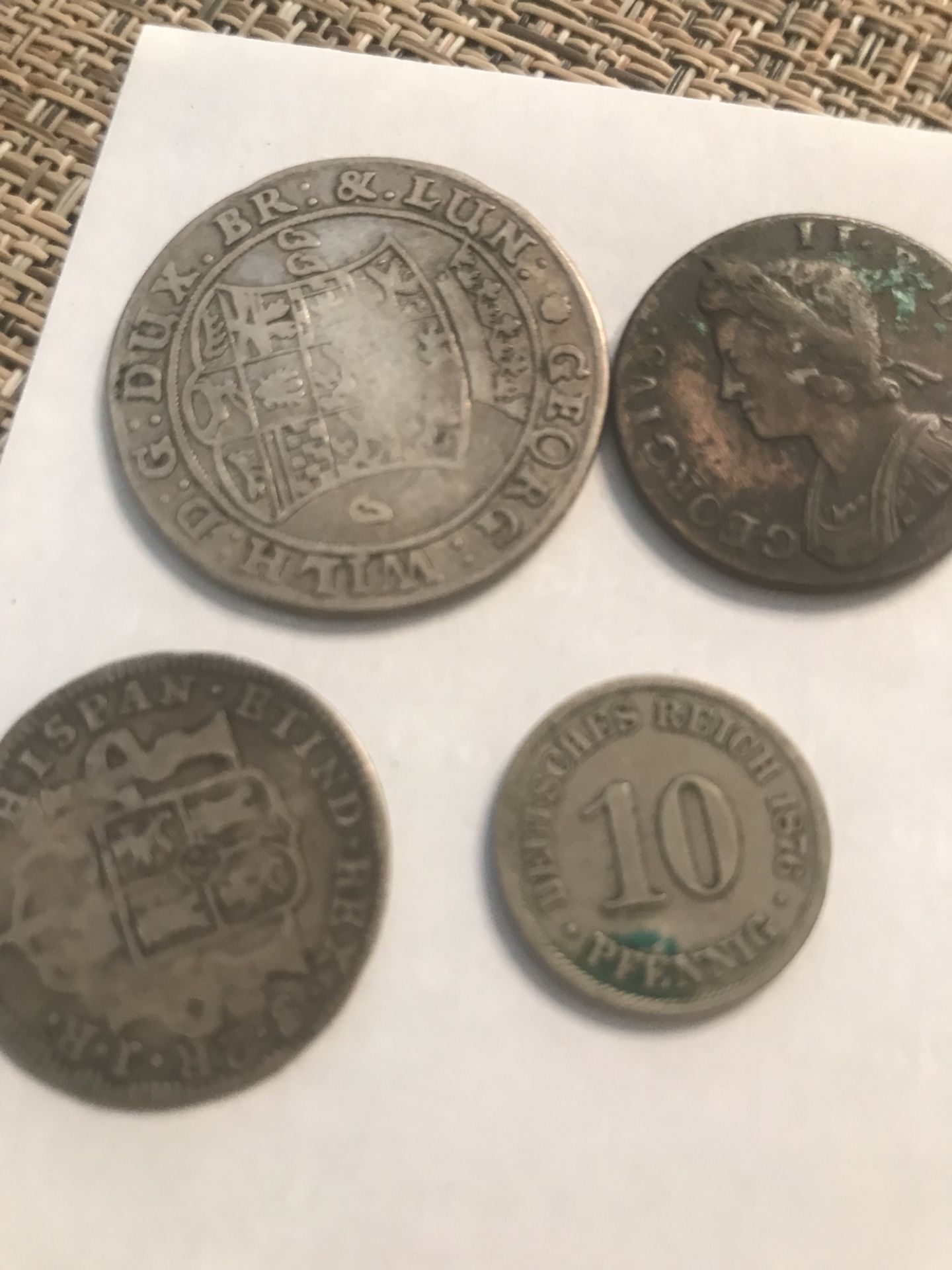 Old coins