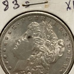 1883 Silver Morgan One Dollar 