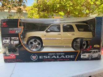 🏆New Bright RC 1/6 Scale Cadillac Escalade beige/tan SUV Untested