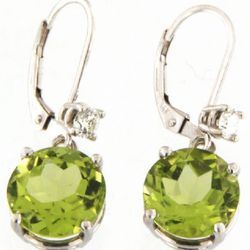 Women Earrings 14kt White Gold 
