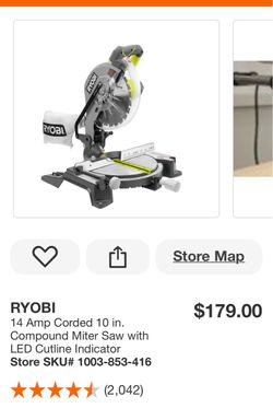 Ryobi 10 in. Compound Miter Saw